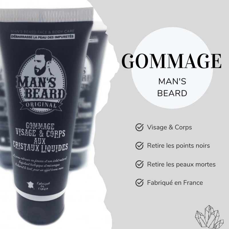 Man 'S Beard – Peeling Scrub 100 ml Face and Body in Crystals