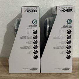 Kohler Rosewood Wall Mount Handheld Shower Head In Chrome - Lot Of 2 BRAND NEW