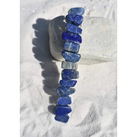 Lapis Lazuli Stone French Barrette Hair Clip 4" or 100 mm Length