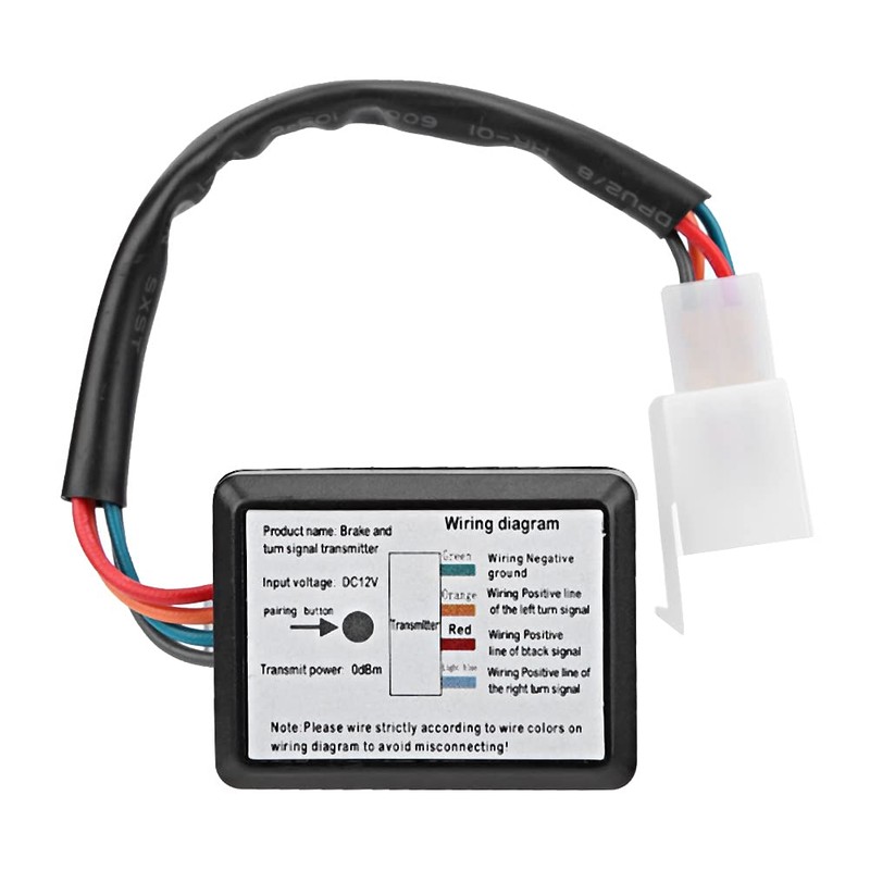 Keenso Helmet Light,Universal Sensing Turn Smart Tail Light for Motorcycles