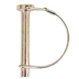 Koch Industries 4021513 PTO Locking Pin with Round Wire Retainer, 5/16 x 2-1/4-Inch, Yellow Zinc Plated