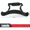 Wodoso Arm Blaster Negro Aislador de Bíceps de Acero Ajustable