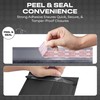Black Small Poly Bubble Mailers 6x10 inch #0 | Self