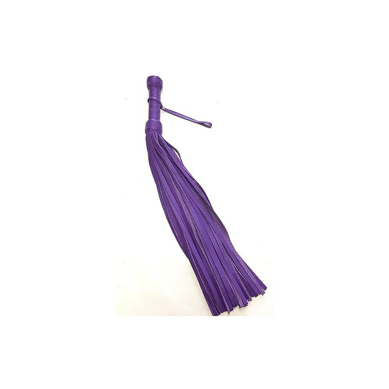 MarquiseDeBliss Genuine Leather Handcrafted Gentle Horse Whip - Thick Equestrian
