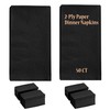2 Ply Black Dinner Napkins - Pack of 50ct