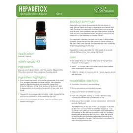 HB Naturals Organic Liver Detoxification Essential Oil Blend | Non-GMO | Vegan