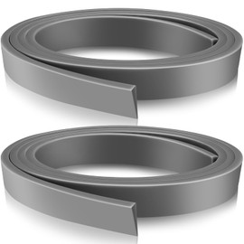 2 Rolls 37 Inch Storm Door Bottom Replacement Insert Y Shaped Sweep Silicone Seal Adjustable Door Weather Stripping Bottom for Aluminum Storm Thresholds, Gray