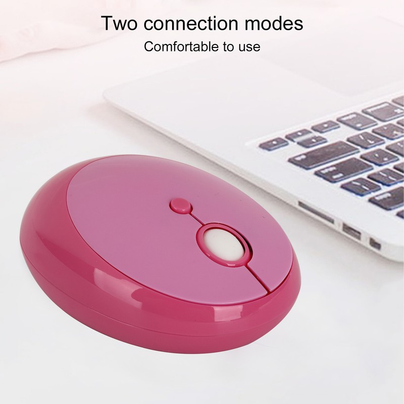Wireless Mouse 2.4G Bluetooth 4.0 ABS with USB Receiver for