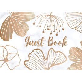 Guest Book For Wedding Rose Gold: Guest Book Weddings. Guest Book Rose Gold Wedding. Guest Book Blank Pages.