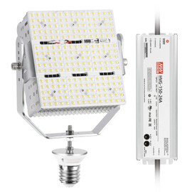 OPENLUX 150W Shoebox LED Retrofit Kit 21750LM=600w Metal Halide,E39 Mogul Base 5000K LED Retrofit Light for Parking Lot Tennis Court, ETL Certified, AC 200-480V
