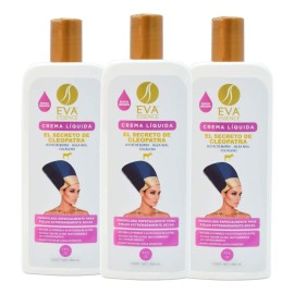 Kit 3 Cremas Corporales Eva Essence Leche De Burra 550ml Neutra