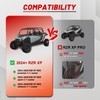 StarknightMT RZR Rear Windshield Vented Window Compatible with Polaris 2024+