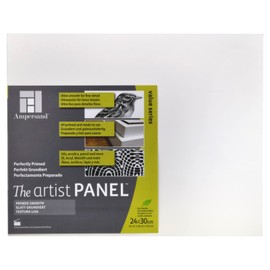 Ampersand 90382430 Panel Primed Smooth 3.8 cm, 24 x 30 cm