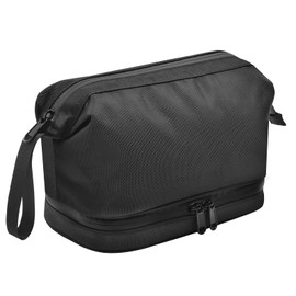 Lermende Transparent Toiletry Bag, Liquid Bag, Hand Luggage, TSA Approved Cosmetic Bag, black, toiletry bag for men and women