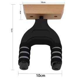 Aurum And Adorn Guitar Wall Mount Easy to Install Guitar Hanger Hook Holder Stand for All Electric & Acoustic Guitars Classical Bass Ukulele Banjo Mandolin - Sponge Padded Arms - Pack of 1
