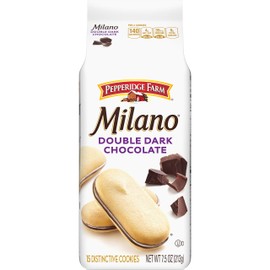 Pepperidge Farm Milano Double Dark Chocolate Cookies, 7.5 oz. Bag