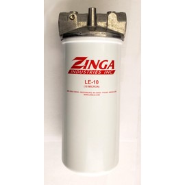 Zinga Filter Assembly - 1-1/4 NPT Housing with 10 Micron Filter