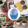 sourcing map 200 Count Cupcake Liners Blue Dot Cupcake Cups