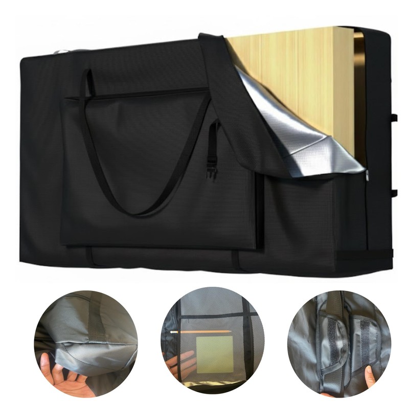 APOLAI 7 Cornhole Carrying Case Fits 4' x 2' Regulation