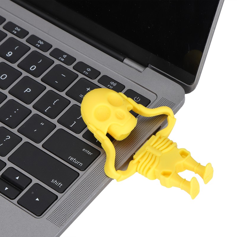 Cartoon U Disk Yellow Skull Appearance High Speed Bulk Storage