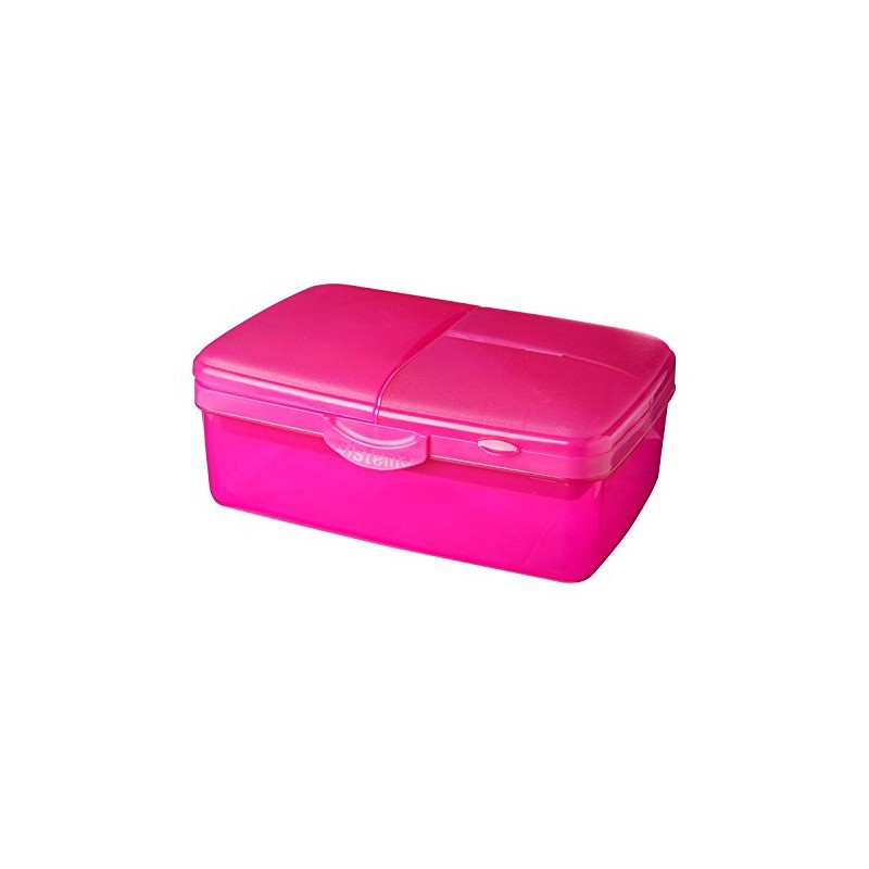 Sistema Lunch Slimline Quaddie, 1.5 L - Pink