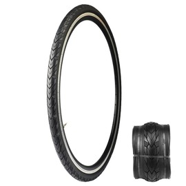 1/2 Pack 700 x 35c Tyres Road Bike Tyres with 3 mm Puncture Protection 37-622 Bicycle Tyres Clincher Bicycle Coat for Road Bike/Road Bike/Hybrid Bike (1 Pack 700 x 35c)