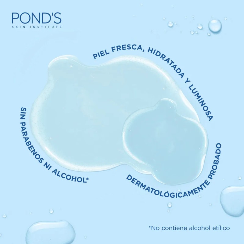 POND'S Mascarilla Hidratante Ácido Hialurónico y vitamina B3 para una