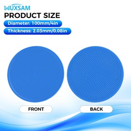 14Pcs Spot Markers for Agility Dot Gym PE Training Dance, 10cm/4in Flat Disc Markers, Soccer Cones, Field Court Markers, Football Training Equipment with Bag for Games Floor Dots Sport