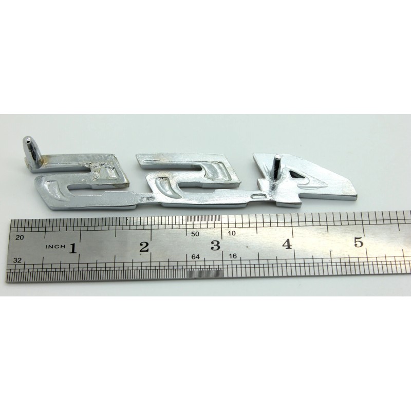 BBRP NEW 455 Hood Emblem Set Red & Chrome Trim