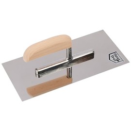 Color Expert 92140910 Stainless Steel/Wooden Smoothing Trowel Length 270 mm Width 130 mm