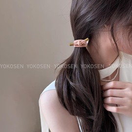 Yokosen Hair Rubber Hair Rubber Set of 5, Stylish Adult Color Rubber Stretchable Hair Band, Hair Ring, Cute, Non-Cut Rubber, Hair Arrangement, Hair Band, Simple, Korean Style, Hair Ring, 5 Colors,