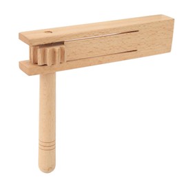 Wooden Ratchet Noise Maker Orff Hand Noisemaker Rattle Ratchet Instrument Toy for Sporting Events Games Celebrations
