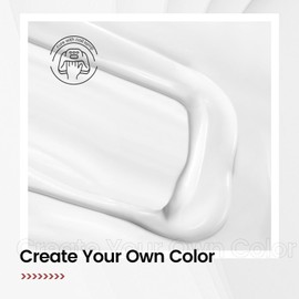 JODSONE 10ml Gel Nail Polish White Gel Polish White Gel Nail Polish White Nail Polish Soak Off Led Gel Polish Nail Art Manicure Salon Diy at Home | JODSONE