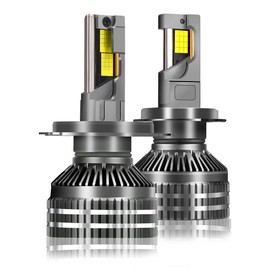 XLXEXD Faros de automóviles Luces Bombillas LED H4 H1 H7 H11 9005 9006 9012 para Faros Delanteros, 260W, 20000LM, Kit de Conversión, Súper Brillante, Luz Alta y Baja, Luz antiniebla, 2pcs/Set (9006)