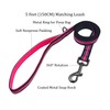 Olahibi Dog Collar and Leash Combo Set, Neoprene Padded, Polyester