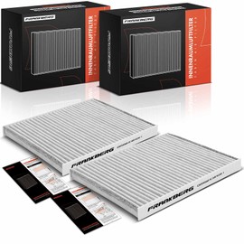 Frankberg 2x Cabin Air Filters with Activated carbon Compatible with B-Max JK B-Max Van JK Fiesta Saloon Fiesta V Van Fiesta VI CB1 CCN Fiesta VII HF HJ Replace# H1BH19G244AA