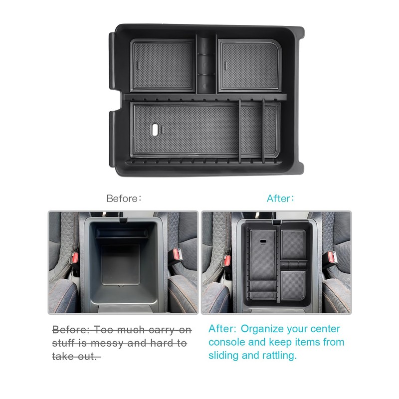 CDEFG Center Console Organizer Compatible with 2023-2025 Honda Pilot/ 2024-2025