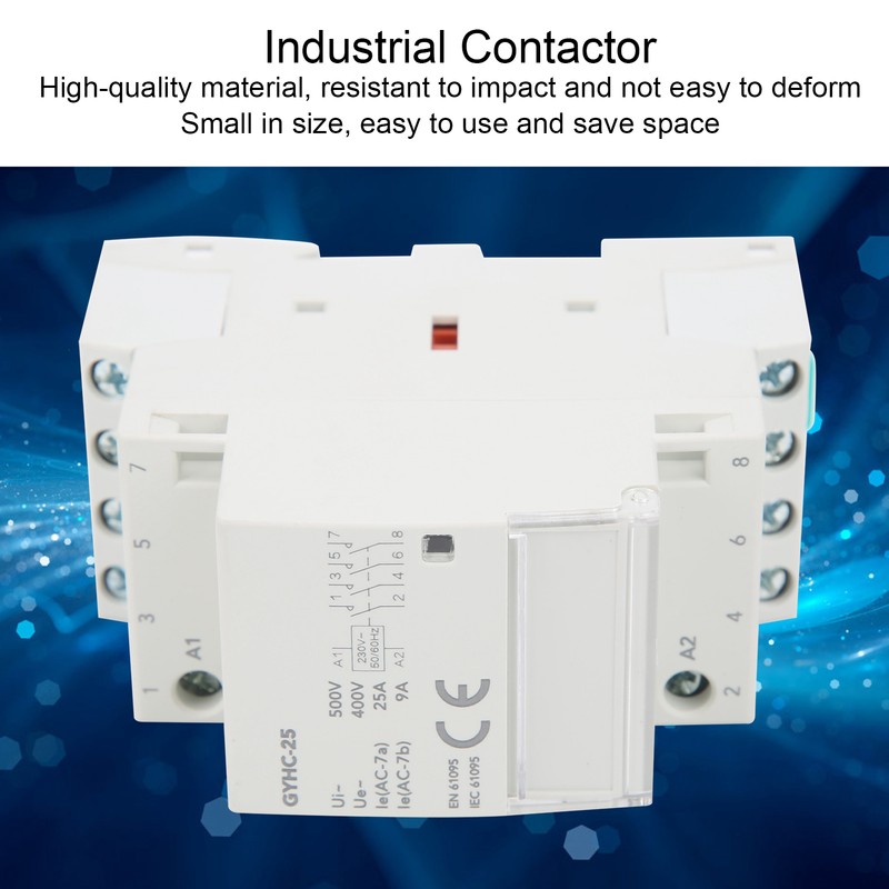 Modular Contactor 4P Industrial Household Circuit Control Module 4NO 50Hz