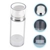 Vaguelly 4pcs Abs Refillable Pump Dispenser Bottles for Travel Toiletries