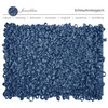 Lashuma Badezimmer Teppich Jeansblau, geeignet für Fußbodenheizung 50x70 cm