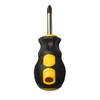 2PCS Short Phillips-Head and Flathead Screwdrivers,Pocket Magnetic Screwdriver Set for
