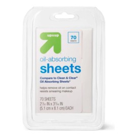 Up&up Sheets Oil Absorbing Control De Brillo Facial Normal A Grasa Día/noche