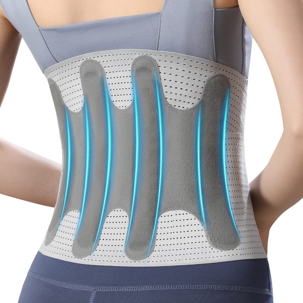 DARLIS Back Brace for Women Men Lower Back Pain Relief, Breathable Mesh Back Support Belt for Daily Chores, Strong Lumbar Support Brace for Sciatica, Scoliosis, Herniated Disc