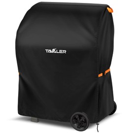 Tavaler Barbecue Cover Weatherproof 90 x 70 x 110 cm Grill Cover 420D Oxford Fabric Barbecue Cover Gas Grill Cover Grill Protective Cover for Weber, Enders, Char Broil Series