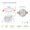 ASD 3 Inch LED Recessed Light - 2700K/3000K/3500K/4000K/5000K, 6W 30W
