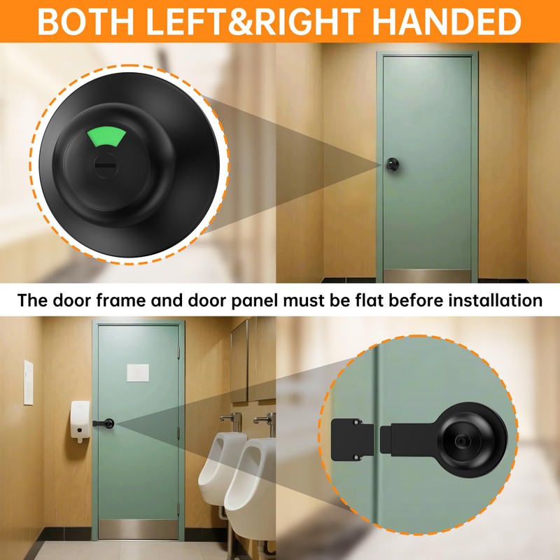 New ball indicator bolt lock, safe, with occupancy indicator, easy