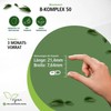 B-Complex 50, for use with all 8 B vitamins Plus