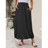 ANRABESS Women's Summer Long Maxi Skirts 2025 Trendy Casual Bubble