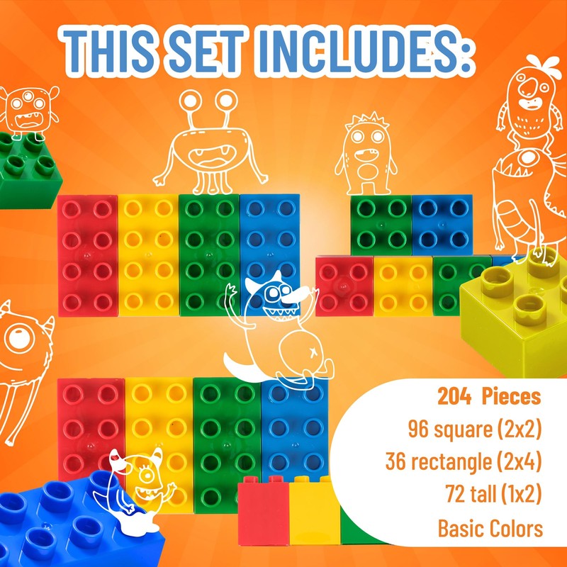 Strictly Briks Toy Large Building Blocks for Kids and Toddlers,