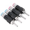 Preffair Banana Plugs HIFI Banana Speaker Plug Connectors for 10mm
